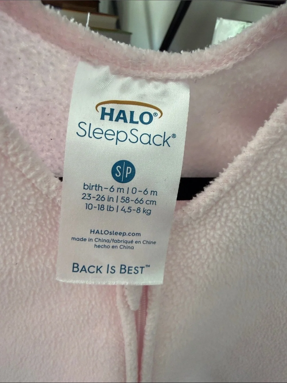 Halo sleep sack size small